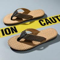 Chanclas de hombre de verano antideslizantes, zapatillas frescas casuales, tendencia ligera, calzado para exteriores, zapatos de playa, zapatillas para hombre - details 3