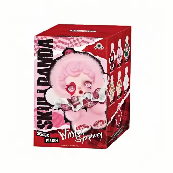 Nuevo POPMART Bubble Mart SKULLPANDA invierno serie Sinfónica muñeco de peluche caja ciega regalo - 1