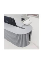 Caja de almacenamiento de cables con tapa para oficina, organizador de cables de alta capacidad, caja de gestión de cables de escritorio que ahorra espacio, 1 ud. - details 6