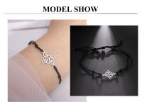 Pulsera de Cera de Hechicera Amuleto de Acero Inoxidable Encanto Wicca para Mujeres - details 2