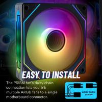 Ventilador de Enfriamiento para Carcasa Bezel 4 Pro con Control Inteligente de Temperatura PWM e Iluminación ARGB - details 1