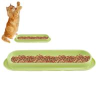Cuencos de agua y comida para perros y gatos, plato inclinado de 15 grados, cuenco largo de alimentación para mascotas, Material plástico seguro, fácil de limpiar - details 7