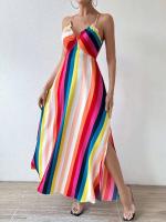 Vestido Boho de Moda de Verano Patrón Étnico sin Espalda y Dobladillo Ideal para Playa - details 24