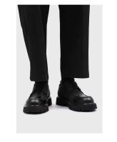 Zapatos de moda de oficina de negocios con cordones cómodos de cuero formal de caña alta para hombres, zapatos transpirables de uso diario - details 7