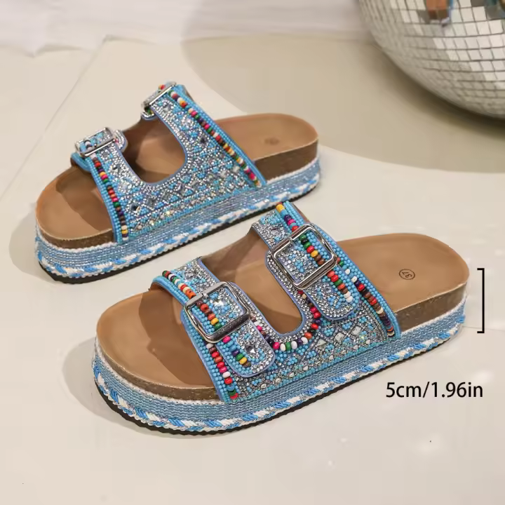 Sra. Zapatos de mujer de verano, zapatillas de moda, sandalias, zapatos casuales de mujer, sandalias nuevas, zapatillas - 1