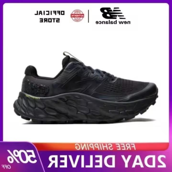 LETEN 【100% auténtico】 Fresh Foam Trail More V3 "Black" Zapatillas deportivas Pegatinas de pared - 1