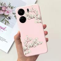 Funda trasera para Xiaomi Poco C65, cubierta suave de silicona líquida mate con estampado de dibujos animados de flores, protección a prueba de golpes - details 29