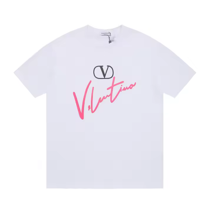 Nueva colección de verano con logotipo impreso frontal, camiseta deportiva de algodón puro con cuello redondo para hombre, camisa informal de estilo básico para pareja - 1