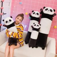 Almohada de panda gigante para niñas, muñeco de juguete de felpa, patas largas de clip para dormir, muñeca de tela, regalo de cumpleaños para niños, cojín para silla - details 1
