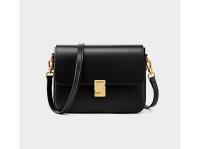 Bolso Cruzado para Mujer - Bolso Pequeño Cuadrado Minimalista con Cierre Magnético, Elegante Bolso de Mano para Uso Diario y Formal, Bolso de Cuero de Segunda Capa Duradero con Forro de Poliéster - Oficina, Fiesta, Salidas Informales - Fácil Mantenimiento - details 6