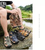 Sandalias De Verano Para Hombre, Zapatos Informales De Cuero Para Hombre, Sandalias Transpirables Para Exteriores Para Hombre, Zapatos De Playa, Zapatillas, Zapatos Romanos De Moda - details 29