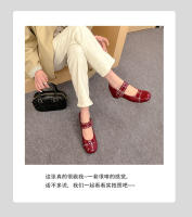 Nuevos Zapatos Mary Jane de Diseño Francés Pisa Gruesa, Hebilla de Una Palabra, Zapatos Individuales para Mujeres - details 12