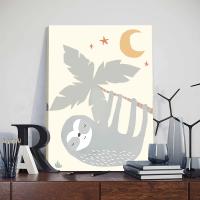 Cuadro Decorativo para Pared de Habitación Infantil JUBEER en Lienzo con Marco Estilo Nórdico con Dibujos de León y Elefante para Decoración de Puesto de Bebé - details 7