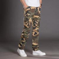 Pantalones Cargo de Algodón para Hombres Pantalones Casuales Sueltos con Múltiples Bolsillos para Actividades al Aire Libre y de Trabajo - details 2