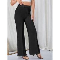 Pantalones holgados elegantes de cintura alta para mujer primavera otoño para moda femenina - details 9