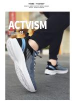 Zapatillas deportivas transpirables para hombre, calzado deportivo ligero para exteriores, zapatos de entrenamiento con absorción de golpes, a la moda - details 16