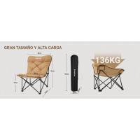 silla camping plegable