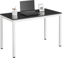 Ordenador Mesa de Estudio Mesa de Comedor 120 x 60 x 76 cm Madera Natural y Blanco LWD64N - details 22