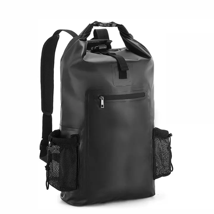 Mochila de natación de gran capacidad para hombre, bolso de hombro impermeable de PVC, ideal para senderismo, kayak, río, Trekking, 20l - 1