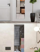 Espejo acrílico autoadhesivo para pared, pegatina para decoración del hogar, sala de estar, baño, 4 piezas - details 8