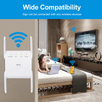 Extensor de señal Wifi de largo alcance, enrutador amplificador de 2,4 Mbps, 300Mbps, 5Ghz, 1200G - details 4