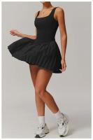 Mono Deportivo Sexy para Mujer Vestido de Yoga de Poliéster Conjunto de Gimnasio - details 2