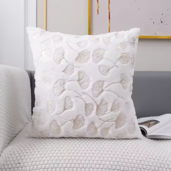 Funda de Cojín ANUMEI Dorada con Estampado 30x50 45x45cm para Sofá Decoración de Sala de Estar Resistente a la Reducción Tipo de Cierre Cremallera Estilo Moderno Diseño de Nature - 1