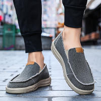 Zapatillas deportivas informales para hombre, zapatos planos de lona, cómodos, ligeros, para conducir, trabajo clásico, caminar - details 7