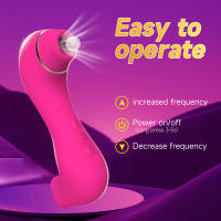 Estimulador del clítoris de pulso de aire de gusano de doble placer y vibrador para lamer la lengua, lamer el clítoris, chupar el clítoris, tecnología de onda de presión, impermeable, recargable, juguete sexual para mujeres - details 3