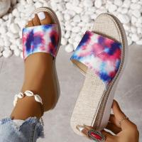 Zapatillas de tacón de cuña para mujer, zapatos de moda de verano - details 0