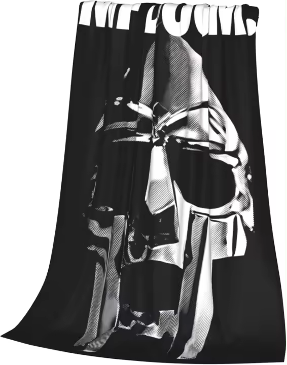 MF Music Doom manta de franela súper suave, mantas cálidas y acogedoras para sofá, cama, sala de estar, dormitorio - 1