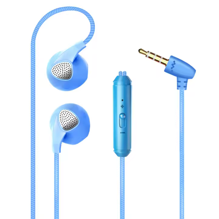 Dynamic Surround Stereo 3.5MM Wired Earphones With MIC Noise Cancelling HiFi Bass In Ear Sleep Game Sport Music Earbuds - 1
