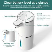Líquido sin contacto 380ml, ES, USB, montaje en pared, pantalla inteligente, sensor infrarrojo automático, dispensador de jabón, desinfectante de manos - details 3