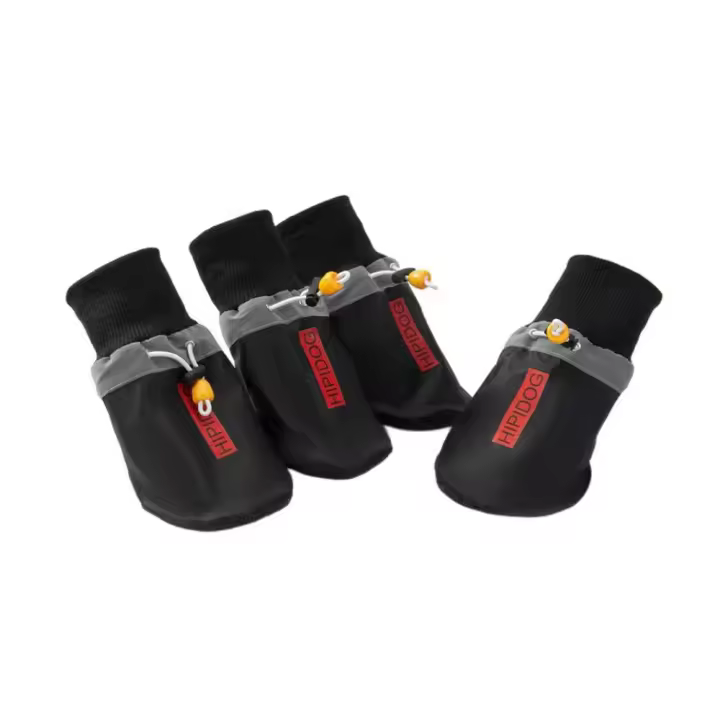 4 unids/set suave y grande cubierta para pies de perro antideslizante ajustable zapatos antideslizantes para perros transpirables resistentes al desgaste zapatos para perros Calcetines - 1