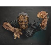 Linterna de zombie de terror de Halloween, artesanía de resina de explosión, decoración de atmósfera de terror de jardín con tallado de lámpara - details 9