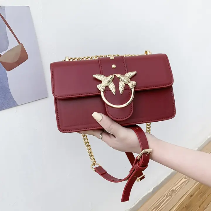 Nuevo bolso cruzado de señora, bolso de moda para mujer, bolso bandolera versátil, beige, negro, burdeos - 1