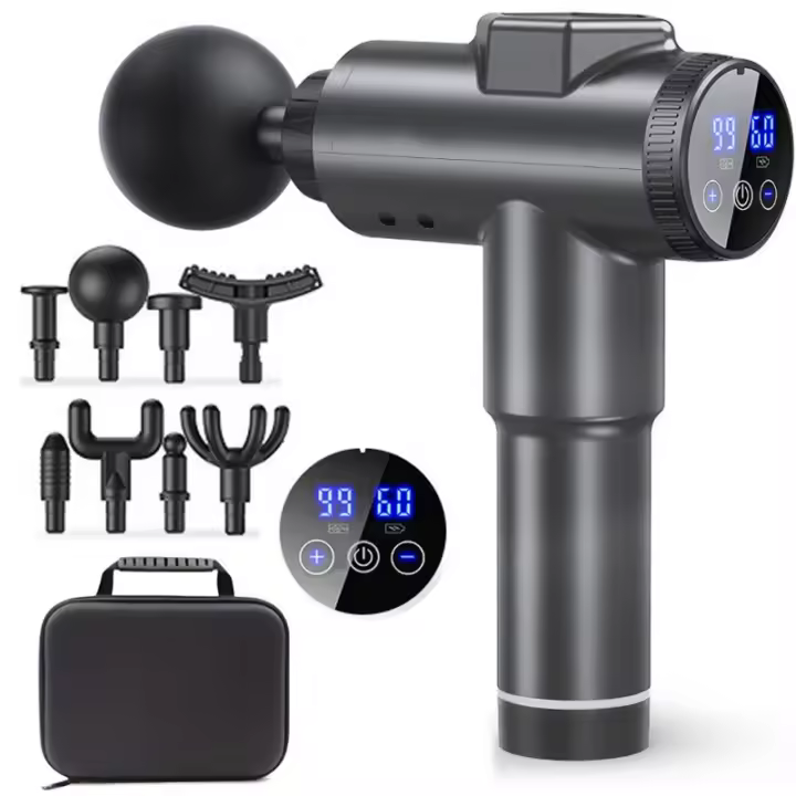 Pistola de masaje corporal para Fascia, masajeador muscular para cuello y espalda, máquina de masaje para cuello Cervical, equipo de gimnasio - 1