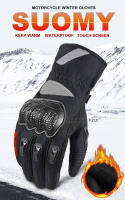 SUOMY-Guantes Térmicos impermeables para hombre y mujer, manoplas de invierno para Motocross, resistentes al viento, WP-06, 100% - details 0