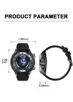 Reloj inteligente deportivo para hombre, con NFC, monitor de frecuencia cardíaca, aleación, AMOLED, 1 GB, notificaciones de WhatsApp. - details 7