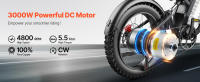 SucceBuy Motor eléctrico sin escobillas de 3000W, 60V 4800rpm, Motor eléctrico para Go Karts, bicicleta eléctrica, motocicleta, Scooter DIY - details 0