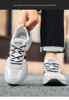 Zapatos deportivos informales de marca para hombre, cómodos zapatos deportivos con cordones para correr al aire libre, resistentes al desgaste, con absorción de impacto, para primavera y exteriores - details 8