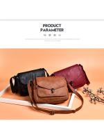 Bolso bandolera de piel de nueva calidad, bolso de hombro de gran capacidad con bolsillo de tres capas, bolso bandolera informal para mujer - details 4