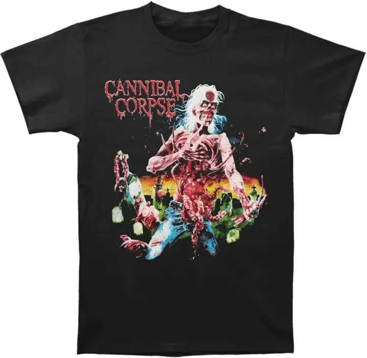 Cannibal Corpse-Camiseta de regreso a la vida para hombre, color negro - 1