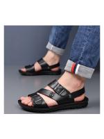 Sandalias de gran tamaño para hombre 2025, nuevas sandalias casuales versátiles de verano para hombre y zapatos de playa de doble uso. - details 9