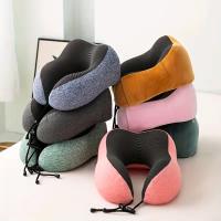 Almohada Ergonómica de Espuma Viscoelástica en Forma de U - Recuperación Lenta, Soporte Cómodo para el Cuello para Viajes y RV - Elegante y Suave - details 10
