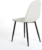 Juego de 4 sillas giratorias de ante para comedor con asiento acolchado, sillas de diseño para salón o cocina, con patas de metal negro, marrón - details 51