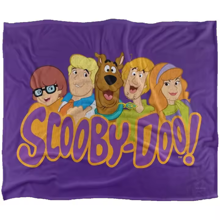 Scooby-doo Scooby Gang con licencia, tacto sedoso, manta súper suave - 1