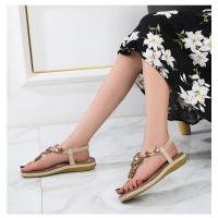 Sandalias de Tacón Alto de Verano 2025 Estilo Bohemio Chic de Madera Tejida Talla Grande - details 9
