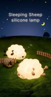 Luz LED nocturna de conejo, lámpara de noche recargable por USB, Sensor táctil, luz de ambiente de silicona, lámpara de oveja Panda para decoración de dormitorio de niños - details 0