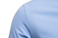 Marca AIOPEON, Polos 100% de algodón para hombre, Polos informales de manga corta de Color sólido para hombre, nueva ropa de verano para hombre - details 9